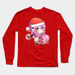 VOCALOID Megurine Luka Chibi Christmas version Long Sleeve T-Shirt